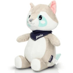 Alecto ® Pluche Knuffel Met Rustgevende Geluiden En Nachtlampje, Wasbeer -Knus En Klein alecto pluche knuffel met rustgevende geluiden en nachtlampje wasbeer a379946 2