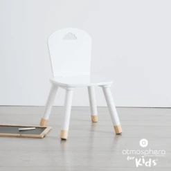 Atmosphera Kinderstoel Douceur Wit -Knus En Klein atmosphera kinderstoel douceur wit a397701 2