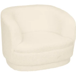 Atmosphera Teddy Bouclé Kinderfauteuil Beige