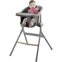 Beaba BABEA® Kinderstoel Up&Down Donkergrijs -Knus En Klein babea kinderstoel upampdown donkergrijs a365398 2