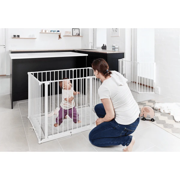 BabyDan Baby Dan Box Square Incl. Matras, Wit 4 BabyDan Baby Dan Box Square Incl. Matras, Wit - Afbeelding 2