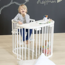 Babybay ® Kinderstoel Ombouwset Geschikt Voor Model Original , Maxi, Comfort En Comfort Plus, Donkerbruin Gelakt -Knus En Klein babybay kinderstoel ombouwset geschikt voor model original maxi comfort en comfort plus donkerbruin gelakt a311670 3