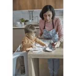 Bianconiglio Kids ® Leertoren EVO BIO Natural Met KidSafe Uitvalbeveiliging -Knus En Klein bianconiglio kids leertoren evo bio natural met kidsafe uitvalbeveiliging a411996 3