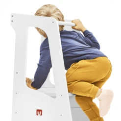 Bianconiglio Kids ® Leertoren EVO BIO Natural Met KidSafe Uitvalbeveiliging -Knus En Klein bianconiglio kids leertoren evo bio natural met kidsafe uitvalbeveiliging a411996 4