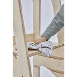 Bianconiglio Kids Leertoren EVO BIO Naturel Gelakt -Knus En Klein bianconiglio kids leertoren evo bio naturel gelakt a408642 4