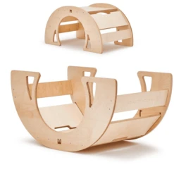 Bianconiglio Kids ® Schommeltafel DONDO Multifunctioneel Naturel Gelakt