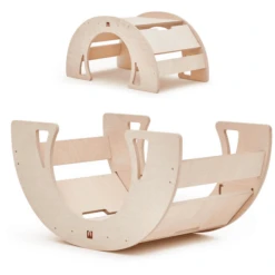 Bianconiglio Kids ® Schommeltafel DONDO Multifunctioneel Naturel Ongelakt