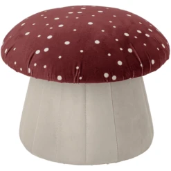 Blommingville MINI Pouf Lue Rood -Knus En Klein blommingville mini pouf lue rood a382397 3