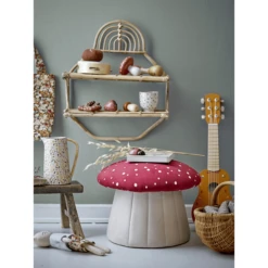 Blommingville MINI Pouf Lue Rood -Knus En Klein blommingville mini pouf lue rood a382397 4