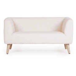 Childhome CHILD HOME Bankje Voor Kinderen Teddy Wit 8 Childhome CHILD HOME Bankje Voor Kinderen Teddy Wit -Knus En Klein child home bankje voor kinderen teddy wit a399700 1