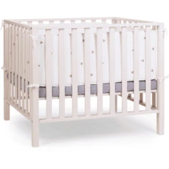 Childhome CHILD HOME Kinderbox 94 Oud Wit 75 X 95 Cm + Wielen -Knus En Klein child home kinderbox 94 oud wit 75 x 95 cm wielen a325983 2