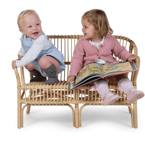 CHILDHOME Kinderbank Montana Rattan 7 CHILDHOME Kinderbank Montana Rattan - Afbeelding 5
