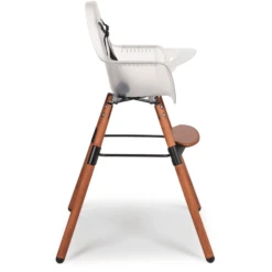 CHILDHOME Kinderstoel Evolu 2 Donker Natuur / Transparant 2 In 1 + Ring -Knus En Klein childhome kinderstoel evolu 2 donker natuur transparant 2 in 1 ring a301485 2