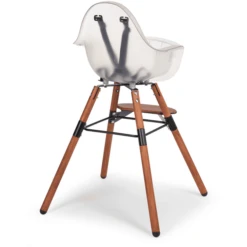 CHILDHOME Kinderstoel Evolu 2 Donker Natuur / Transparant 2 In 1 + Ring -Knus En Klein childhome kinderstoel evolu 2 donker natuur transparant 2 in 1 ring a301485 3