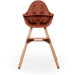 CHILDHOME Kinderstoel Evolu 2 Naturel / Roest 2 In 1 + Ring