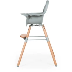 CHILDHOME Kinderstoel Evolu 2 Natuur / Mint 2 In 1 + Ring -Knus En Klein childhome kinderstoel evolu 2 natuur mint 2 in 1 ring a367636 2