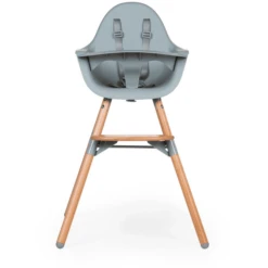 CHILDHOME Kinderstoel Evolu 2 Natuur / Mint 2 In 1 + Ring