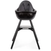 CHILDHOME Kinderstoel Evolu 2 Zwart / Zwart 2 In 1 + Ring -Knus En Klein childhome kinderstoel evolu 2 zwart zwart 2 in 1 ring a285113