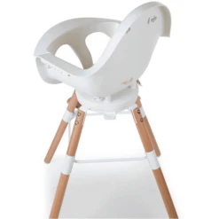 CHILDHOME Kinderstoel Evolu ONE.80° Natuur / Wit 2 In 1 + Ring -Knus En Klein childhome kinderstoel evolu one 80 natuur wit 2 in 1 ring a258827 4