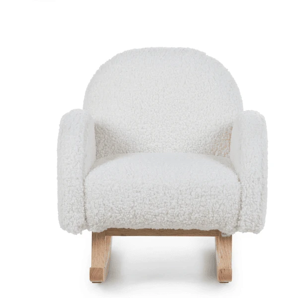 CHILDHOME Schommelstoel Voor Kinderen Teddy White 4 CHILDHOME Schommelstoel Voor Kinderen Teddy White - Afbeelding 2