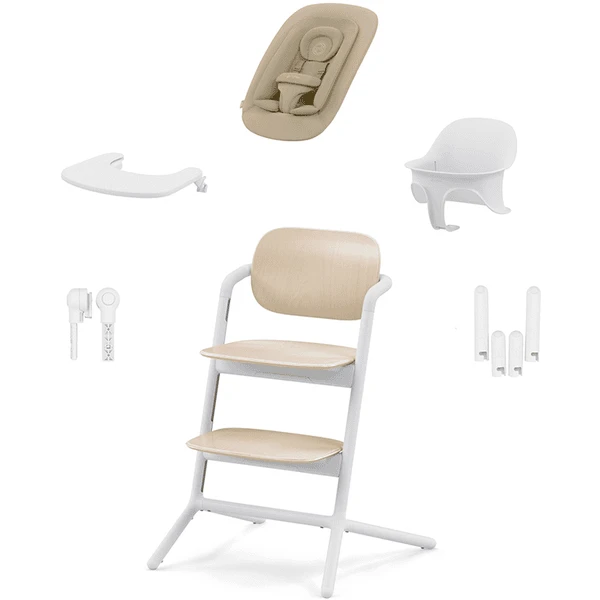 Cybex GOLD Kinderstoel Lemo 4 In 1 Set Sand White 3 Cybex GOLD Kinderstoel Lemo 4 In 1 Set Sand White