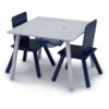 Delta Children Opberg Tafel En Stoelenset (Blauw/Wit) 2 Delta Children Opberg Tafel En Stoelenset (Blauw/Wit) -Knus En Klein delta children opberg tafel en stoelenset blauw wit a332492