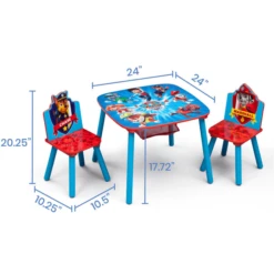 Delta Children Paw Patrol Opberg Tafel En Stoel Set