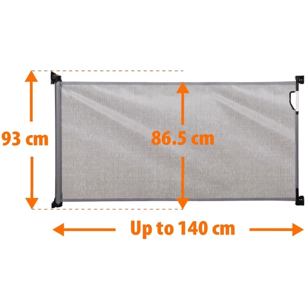 Dreambaby Dream Baby ® Intrekbare Deurbeschermer, Grijs 4 Dreambaby Dream Baby ® Intrekbare Deurbeschermer, Grijs - Afbeelding 2