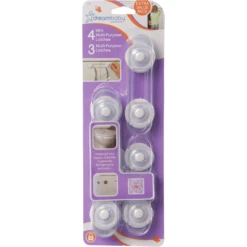 Dreambaby Dream Baby ® Multifunctionele Sluitingen - Verpakking Met Toegevoegde Waarde 7 Stuks, Transparant -Knus En Klein dream baby multifunctionele sluitingen verpakking met toegevoegde waarde 7 stuks transparant a307195 3