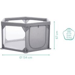 Fillikid Kinderbox 6-hoek Grijs 11 Fillikid Kinderbox 6-hoek Grijs -Knus En Klein fillikid kinderbox 6 hoek grijs a317519 4