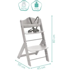 Fillikid Kinderstoel MAX Grijs -Knus En Klein fillikid kinderstoel max grijs a299401 2