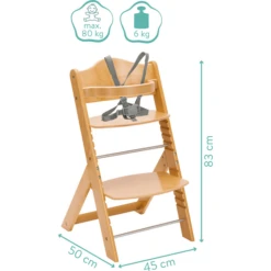 FILLIKID Kinderstoel MAX Natuur -Knus En Klein fillikid kinderstoel max natuur a116368 2