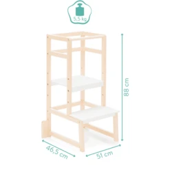 Fillikid Leertoren Hardhout Naturel 9 Fillikid Leertoren Hardhout Naturel -Knus En Klein fillikid leertoren hardhout naturel a317523 2