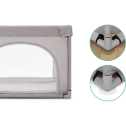Fillikid Playpen Mia Melange Grijs -Knus En Klein fillikid playpen mia melange grijs a299353 4
