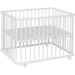 Geuther Box Lucilee Plus 76,2 X 97,4 Cm Wit Sterren -Knus En Klein geuther box lucilee plus 76 2 x 97 4 cm wit sterren a228440 3