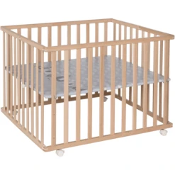Geuther Kinderbox Leela 94 X 102,5 Cm Naturel Lama -Knus En Klein geuther kinderbox leela 94 x 102 5 cm naturel lama a257891 1