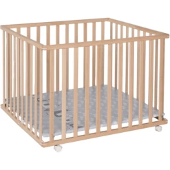 Geuther Kinderbox Leela 94 X 102,5 Cm Naturel Lama -Knus En Klein geuther kinderbox leela 94 x 102 5 cm naturel lama a257891 2