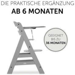 Hauck Alpha Eettafel Click Dienblad Grijs -Knus En Klein hauck alpha eettafel click dienblad grijs a371669 4