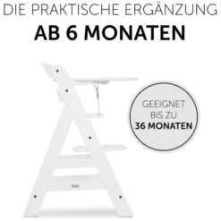 Hauck Alpha Eettafel Click Dienblad White -Knus En Klein hauck alpha eettafel click dienblad white a371667 4