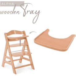 Hauck Alpha Houten Dienblad Natuur -Knus En Klein hauck alpha houten dienblad natuur a299948 2