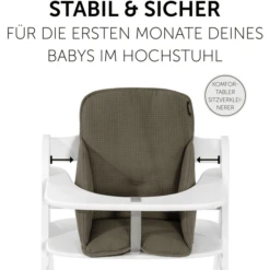 Hauck Kinderstoelkussen Alpha Cosy Select Waffle Piqué Olive 9 Hauck Kinderstoelkussen Alpha Cosy Select Waffle Piqué Olive -Knus En Klein hauck kinderstoelkussen alpha cosy select waffle pique olive a371645 2