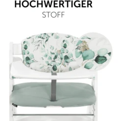 Hauck Select Jersey Kinderstoelhoes Leaves Mint -Knus En Klein hauck select jersey kinderstoelhoes leaves mint a371599 3