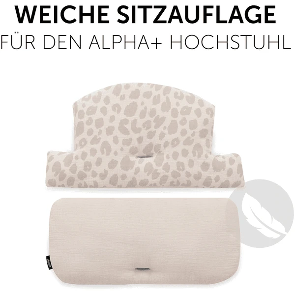 Hauck Selecteer Mousseline Leo Kinderstoelhoes Natural 5 Hauck Selecteer Mousseline Leo Kinderstoelhoes Natural - Afbeelding 3