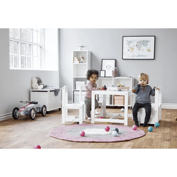 Hoppekids Kinderzitgroep Mathilde 4-delig Wit 4 Hoppekids Kinderzitgroep Mathilde 4-delig Wit - Afbeelding 2