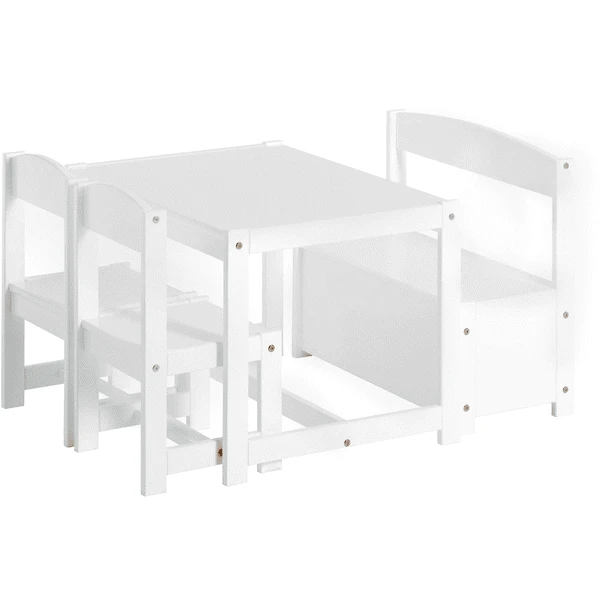 Hoppekids Kinderzitgroep Mathilde 4-delig Wit 3 Hoppekids Kinderzitgroep Mathilde 4-delig Wit