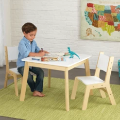 KidKraft® Moderne Set Met Tafel En 2 Stoelen -Knus En Klein kidkraft moderne set met tafel en 2 stoelen a220362 4