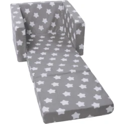 Knorr® Toys Single Sofa - "Grey White Stars 9 Knorr® Toys Single Sofa - "Grey White Stars -Knus En Klein knorr toys single sofa grey white stars a363725 2