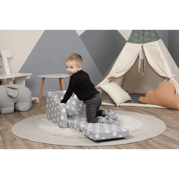 Knorr® Toys Single Sofa - "Grey White Stars 6 Knorr® Toys Single Sofa - "Grey White Stars - Afbeelding 4