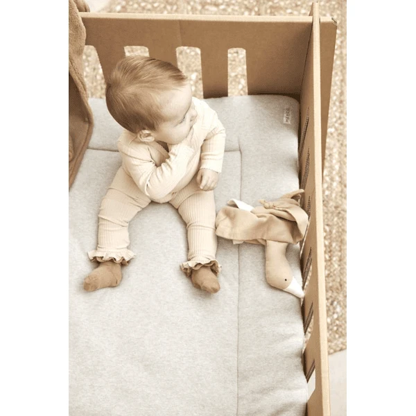 MEYCO Boxkussen Knit Basic Sand Melange 7 MEYCO Boxkussen Knit Basic Sand Melange - Afbeelding 5