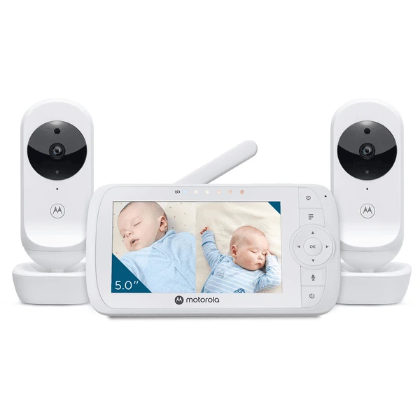 Motorola Video-babyfoon VM35-2 Twin Met 5,0" LCD-kleurenscherm 4 Motorola Video-babyfoon VM35-2 Twin Met 5,0" LCD-kleurenscherm - Afbeelding 2